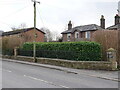 Stone wall alongside Denbigh Road, Mold