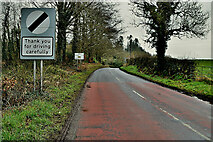 H4863 : Signs along Moylagh Road by Kenneth  Allen