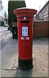 SJ6699 : George V postbox on Warrington Road, Leigh by JThomas