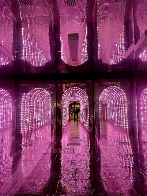 The Covent Garden 'Infinity Chamber' © Mike Parker :: Geograph Britain ...