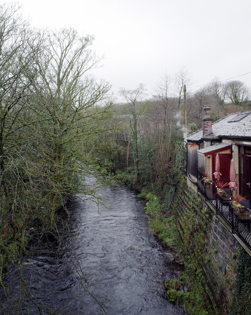 The River Colne seen from Britannia... © habiloid cc-by-sa/2.0 ...