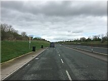 S0634 : Parking lay-by on the M8 motorway near Newinn by Steven Brown