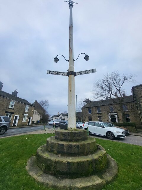 Direction Sign – Signpost in Mottram © D Phillips :: Geograph Britain ...