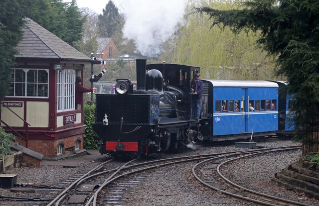 Statfold Barn Railway - Garratt... © Chris Allen cc-by-sa/2.0 ...