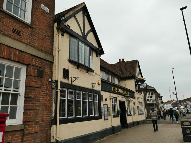 The Durham Ox, Northallerton High Street © Stephen Craven cc-by-sa/2.0 ...