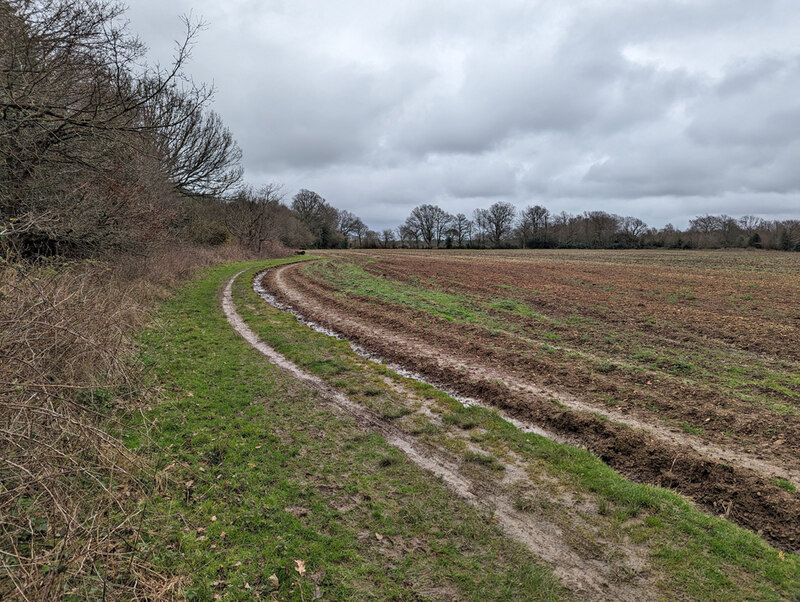 Field south of footpath 1698, Colgate © Robin Webster cc-by-sa/2.0 ...