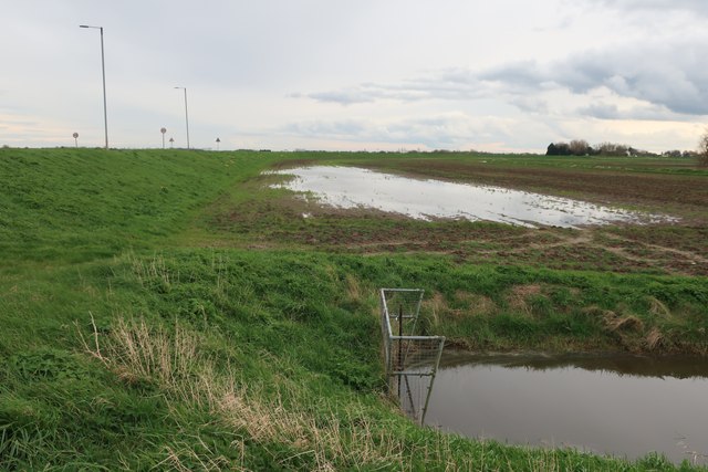 Cowbit Wash bank © Hugh Venables :: Geograph Britain and Ireland