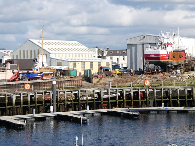 Nobles Shipyard, Girvan © Billy McCrorie :: Geograph Britain and Ireland