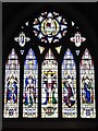 SP7006 : Stained glass window, Thame church by Philip Halling
