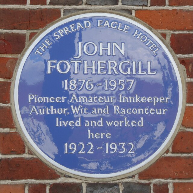 Blue plaque to John Fothergill © Philip Halling cc-by-sa/2.0 ...