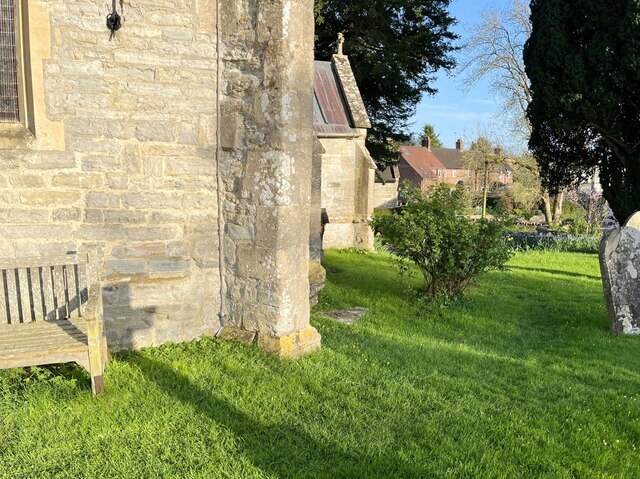 Corner of North Wootton Church © Adrian Taylor :: Geograph Britain and ...