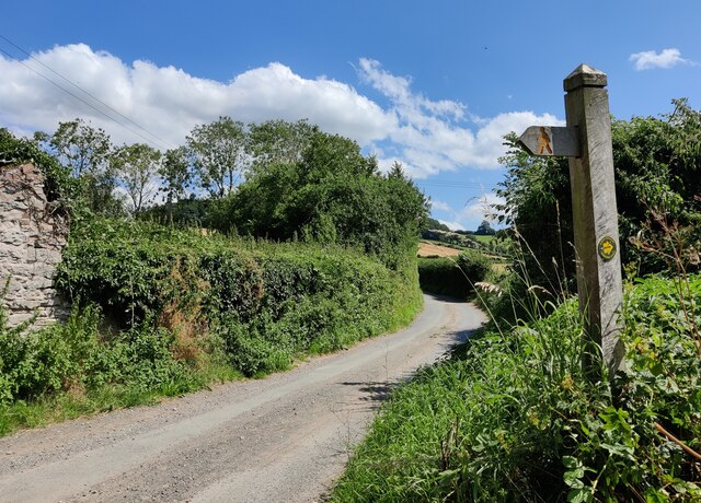 Lane at Bradley Farm © Mat Fascione :: Geograph Britain and Ireland