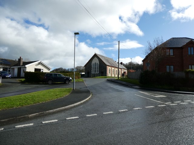 View to an old chapel in Tregynon, Powys © Jeremy Bolwell :: Geograph ...