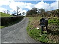 Free library at Stingwern Cottage