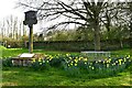 Thorpe Waterville: Village sign