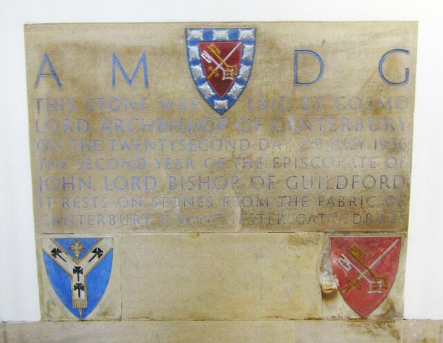 Guildford Cathedral - Commemorative Stone
