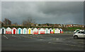 Beach Huts, Colin Park car park, Preston