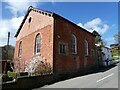 Old redbrick chapel in Bettws Cedewain