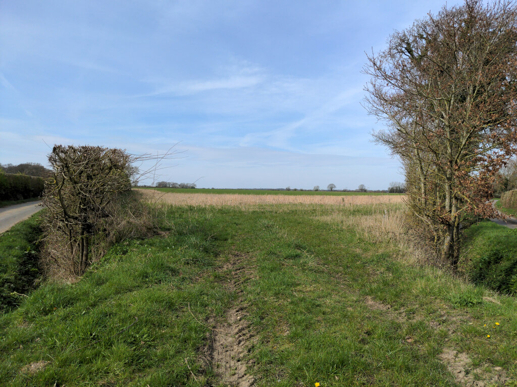 A field at the junction of Stone Road... © habiloid cc-by-sa/2.0 ...