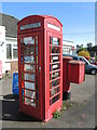 Phone and letter box by Ashleigh Road post office