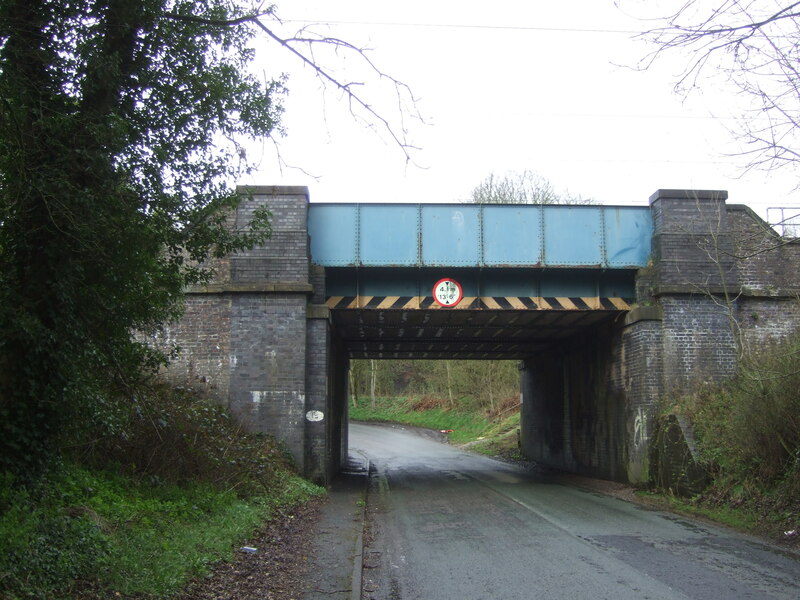 Railway bridge over Gorstage Lane © JThomas :: Geograph Britain and Ireland