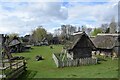 Reconstructed medieval village, Stansted Mountfichet Castle