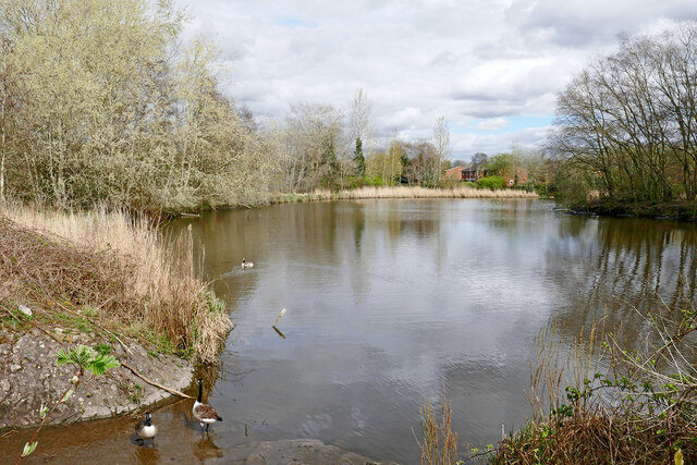 Upper Lake in Perton, Staffordshire © Roger D Kidd :: Geograph Britain ...