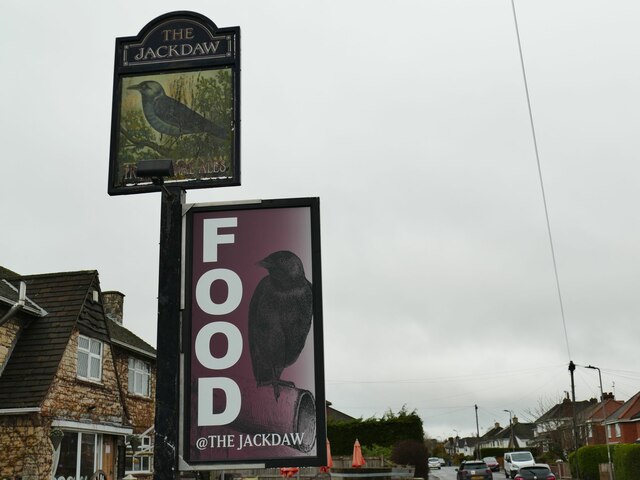 The Jackdaw, Tadcaster: sign © Stephen Craven cc-by-sa/2.0 :: Geograph ...