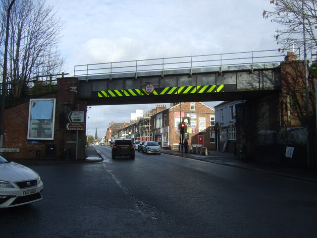 Railway bridge over Chester Road (A559) © JThomas :: Geograph Britain ...