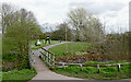 Park footpath in Perton, Staffordshire