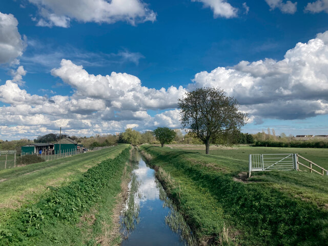 The New Cut from the Great North Fen... © Julian Paren cc-by-sa/2.0 ...