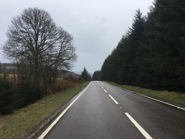 A95 towards Aberlour © Steven Brown cc-by-sa/2.0 :: Geograph Britain ...