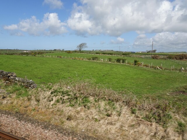 From a Chester-Holyhead train - Fields near Ty Croes railway station