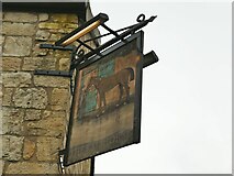 SE4843 : Sign of the Bay Horse, Commercial Street, Tadcaster by Stephen Craven
