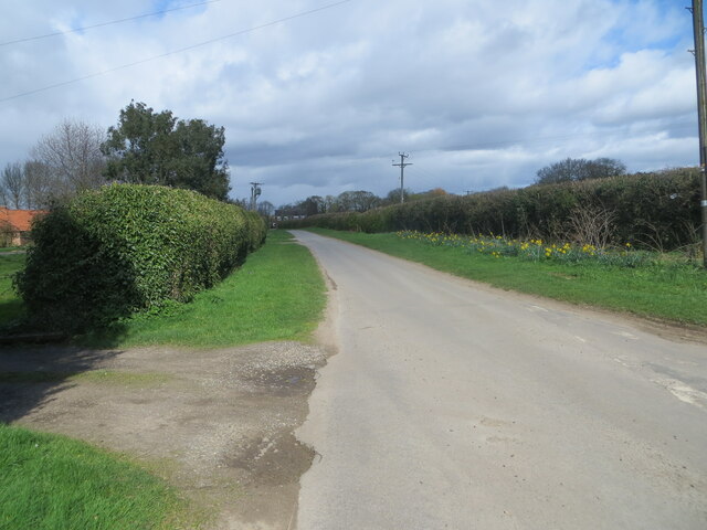 Minor Road At South Farm, Manton © Peter Wood :: Geograph Britain And 