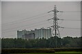 Oldbury-on-Severn : Grassy Field & Pylons