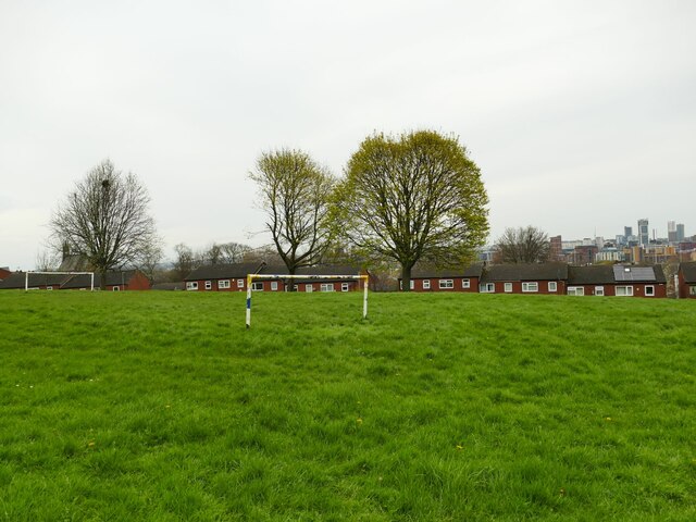 Junior football pitch off Beeston Road © Stephen Craven :: Geograph ...