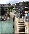 SW8062 : Newquay Harbour from North Quay by Rob Farrow