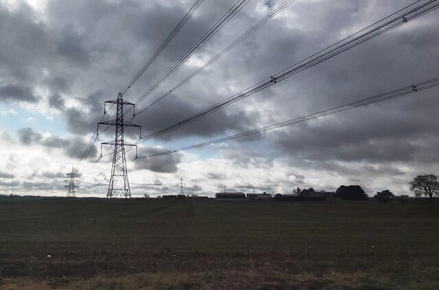 Electricity Pylons East of Stamford Bridge