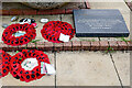 SO8699 : War Memorial (detail) in Perton, Staffordshire by Roger  D Kidd