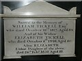 St Swithin, Bath: memorial (77)