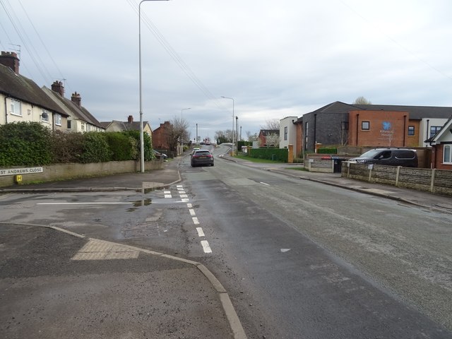 Middlewich Road (B5082) © JThomas cc-by-sa/2.0 :: Geograph Britain and ...