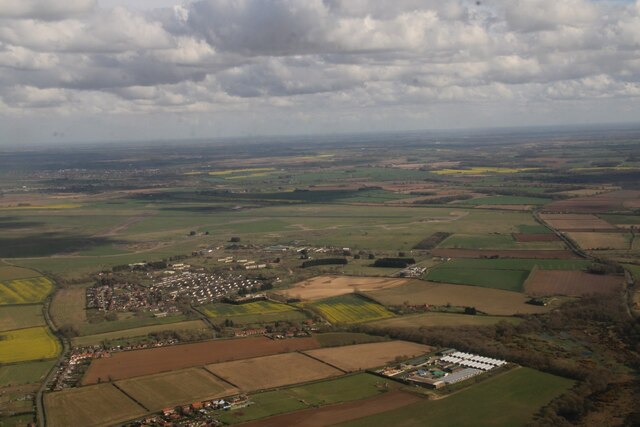 Wicken Green, former RAF Sculthorpe... © Chris :: Geograph Britain and ...