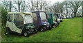 Carts at Routenburn Golf Club