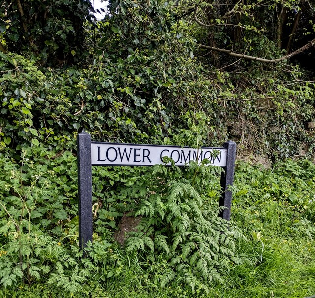 Lower Common name sign, Aylburton,... © Jaggery :: Geograph Britain and ...