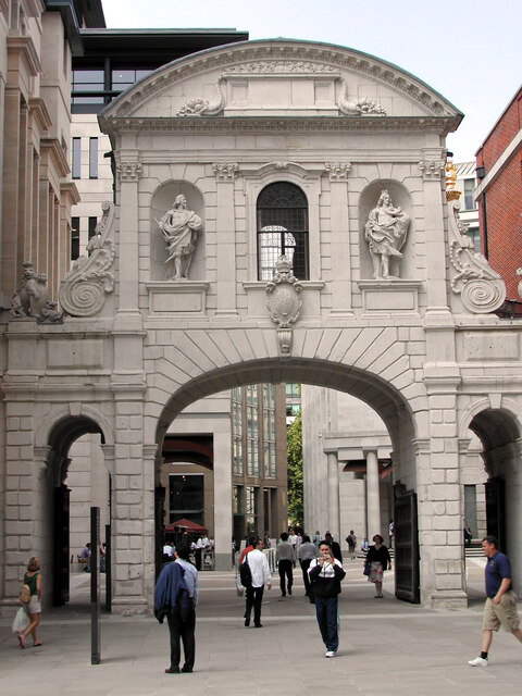 Temple Bar, Paternoster Square © Rod Grealish :: Geograph Britain and ...