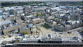 SE1416 : St Georges Square from above Huddersfield Station: aerial by yorkshirelad