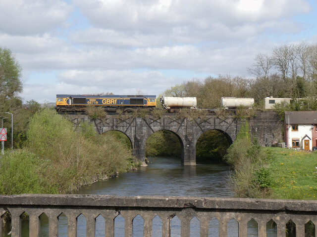 Weed-killing train on Bassaleg Viaduct © Gareth James cc-by-sa/2.0 ...