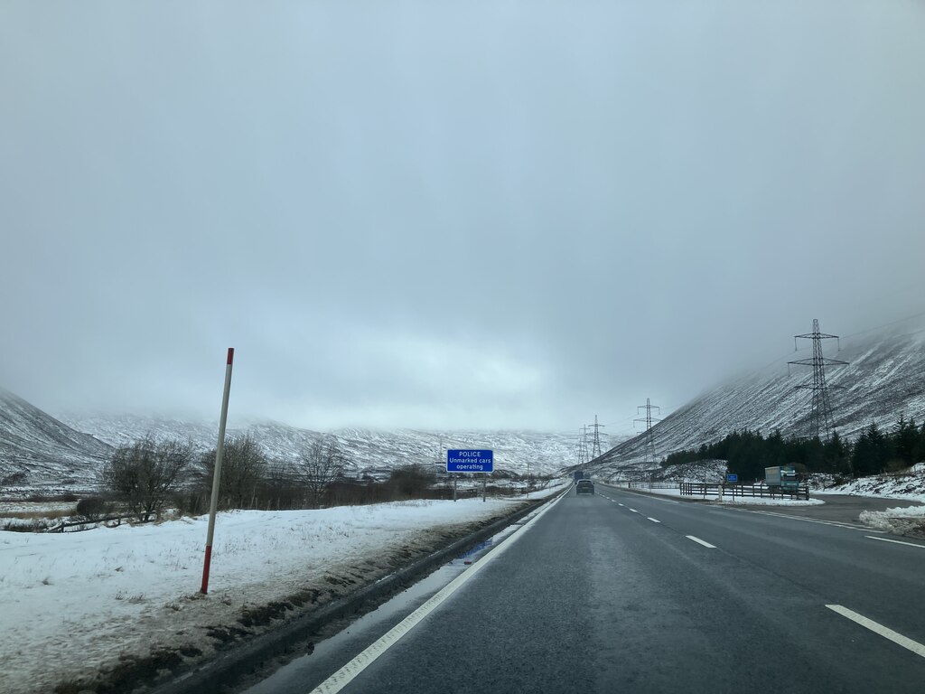 A9 northbound © Dave Thompson :: Geograph Britain and Ireland