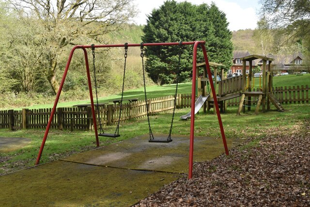 Play Area By The Recreation Ground © David Martin Cc-by-sa 2.0 